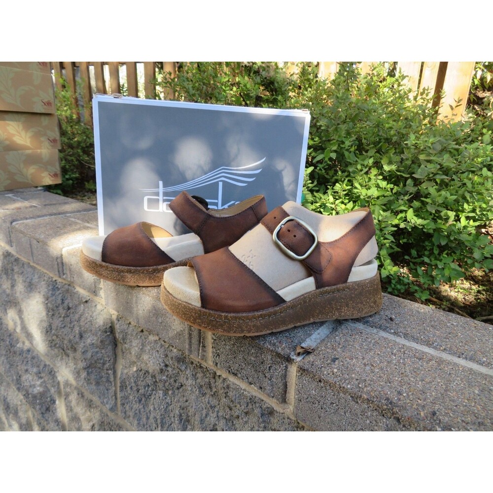 NWT Womens Brown Dansko Bianca Burnished Suede Sandals , 10.5 / 11 41